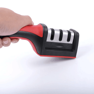 Aiguiseur de couteaux professionnel rapide à 3 étapes, aiguiseur de couteaux, meuleuse à couteaux, caoutchouc silicone antidérapant M0045 - Product Image 2