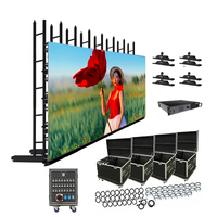 Schlüsselfertige Lösung 13x10ft Miet-LED-Bildschirm für Konzertbühnen Innen und Außen 500x500mm LED-Panel
