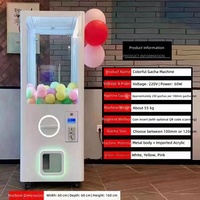 Distributeur automatique de poupées, machine à œufs surprise à monnayeur, article promotionnel pour événements, machine de jeu de loterie à code QR