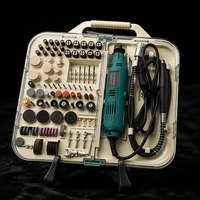 STRONGDRILL 162 Kit de bijouterie, mini-meuleuse rotative haute puissance 135W en acier inoxydable, axe flexible pour le polissage de bijoux