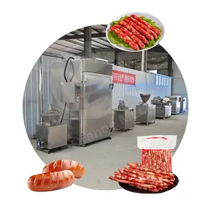 ORME Automatique Meat Sausage Make Machine Hydraulic Volumetric Sausage Filler And Twist Machine