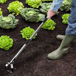 Houe d'<span class=keywords><strong>action</strong></span> pour désherber les étriers de jardinage sarcleur cultivateur poignée durable râteau de désherbage avec poignée rembourrée - Product Image 5