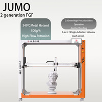Printer 3D Partikel Format Besar Industri JUMO 800x800x1000mm FGF Pellet 500g/jam Ekstrusi Aliran Tinggi Baru untuk Prototipe