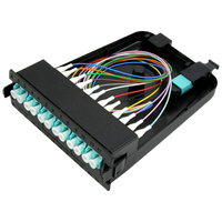 Module de cassette fibre optique 12 cœurs MPO MTP vers LC, cassette de brassage de fibres optiques multimodes OM3 OM4 pour centre de données, certifié CE ROHS REACH