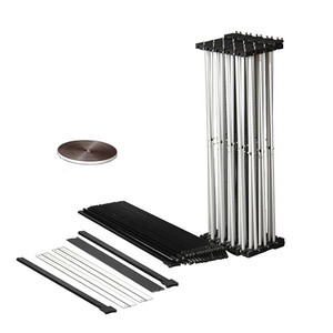 BB-R mural traditionnel Spring Pop Up avec tous les accessoires, y compris les lampes, les bandes magnétiques, les barres de canal, les panneaux en PVC - Product Image 6