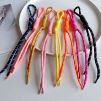 Porte-clés tressé en paracorde nylon haut de gamme personnalisé avec clip pour téléphone portable et sac (impression de logo impossible)