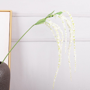 Plantas Artificiales de Amaranto de Alta Calidad, Follaje Colgante Verde y Blanco para Ramos de Boda, Arreglos Florales de Acción de Gracias - Product Image 5