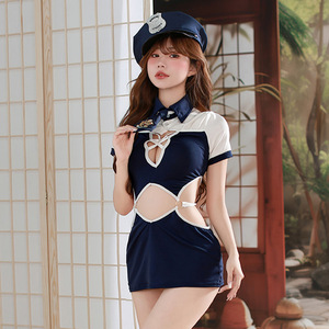 Sexy Pilot Costume - Stewardess Style - Women's Halloween Outfit Sexy Pilot Costume - Stewardess Style - Women's Halloween Outfit