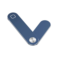 Support magnétique pliable OEM pour ordinateur portable, support latéral portable pour téléphone, idéal pour les réunions vidéo au bureau, support multi-écrans pour téléphone
