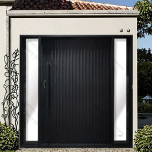 Modern Wrought Iron Entry <strong>Door</strong> with Rotating Pivot <strong>Design</strong> for Outdoor Apartments Villas Living Rooms Exteriors - Product Image 5