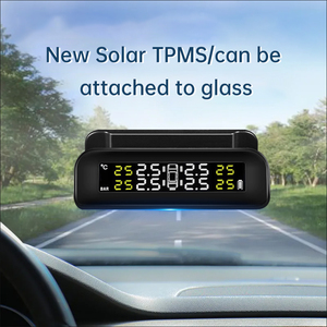 RIBOTON Smart Solar Power High Quality USB Tire Pressure Monitoring of Car External Internal <b>TPMS</b> - Product Image 5