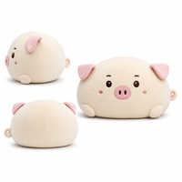 Coussin en forme de tête de cochon mignon et doux, personnalisable, pour événements Comic-Con / articles de soutien pour fans, commande en gros