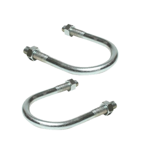 Barre <span class=keywords><strong>filetée</strong></span> <span class=keywords><strong>en</strong></span> <span class=keywords><strong>U</strong></span> galvanisée <span class=keywords><strong>en</strong></span> acier au carbone haute résistance, anti-corrosion, stable, livraison rapide, pour support de pipeline - Offre Spéciale - Product Image 2