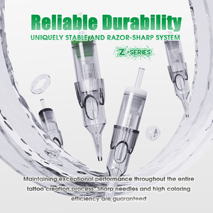 Commercio all'ingrosso Dragonhawk universale RL/RS/RM/RM/<span class=keywords><strong>M</strong></span> cartuccia del tatuaggio aghi 20psc/scatola 100% EO Gas sterilizzato singolarmente confezionato tatuaggio - Product Image 2