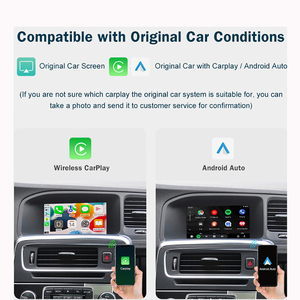Wireless CarPlay per Volvo S60 2014-2017 XC60 V40 V60 Android Auto Interface Mirror Link AirPlay Car Play funzione <span class=keywords><strong>Youtube</strong></span> - Product Image 2