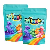 Sachets refermables en plastique pour aliments, sachets à fermeture éclair pour fruits secs, bonbons, sachets auto-scellants en aluminium et Mylar