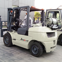 Chariot élévateur japonais K25 de 2 tonnes, 2,5 tonnes, 3 tonnes, GPL, propane, essence, avec déplaceur latéral