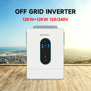 Sistema Híbrido Solar de 5kVA 12kW 6kW con Onda Sinusoidal Pura, Almacenamiento de Energía, Conexión a Red, Alta Eficiencia, 48V GES48120M250-500XP de Alta Potencia - Product Image 2