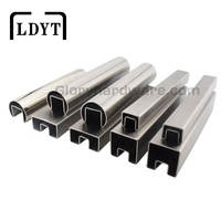 Profilés en U en caoutchouc EPDM noir pour balustrades, joints en caoutchouc pour tubes de rail en verre, capuchons de rail en vinyle