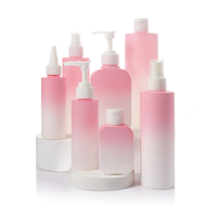 Conteneur de lotion cosmétique de luxe personnalisé de 250 ml, flacon en plastique HDPE pour shampoing, huile capillaire et pots pour beurre corporel avec bouchons à pompe