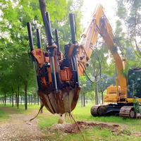 Nouvelle machine forestière : Excavatrices hydrauliques, machines de plantation d'arbres, machines de creusement de trous, machines de transplantation d'arbres
