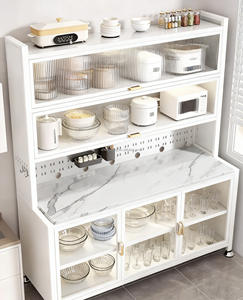 Étagère de rangement de <span class=keywords><strong>cuisine</strong></span> multifonctionnelle à plusieurs niveaux, de style nouveau 2025, de haute qualité, pour <span class=keywords><strong>four</strong></span>, <span class=keywords><strong>micro</strong></span>-ondes, casseroles et bols - Product Image 3