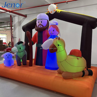Décorations gonflables de Noël utilisées pour les fêtes de Nouvel An en intérieur et les publicités promotionnelles.