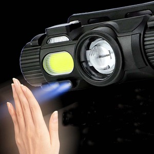 New USB dài-phạm vi ngoài trời đa chức năng COB Sạc Led Đèn Pha với chức năng cảm biến - Product Image 6