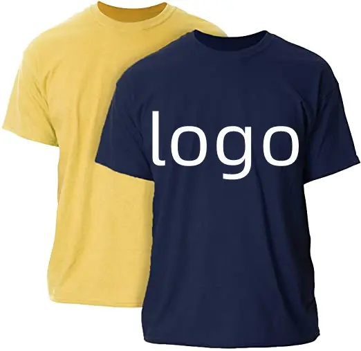 Customized 100%cotton Patterned Men's Short Sleeved Interlock T Shirt