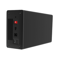 AOTECH K35-36B8 Dual Bay RAID 3.5" SATA HDD Aluminium+Plastik Enclosure Antarmuka USB-C Kecepatan Transfer 10Gbps Bersertifikasi CE