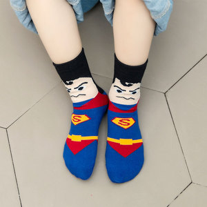 2025 Popular Superhero <strong>Spiderman</strong> Comics Children Cartoon Sox Cotton Young Boy Girl Kids Tube <strong>Socks</strong> - Product Image 4