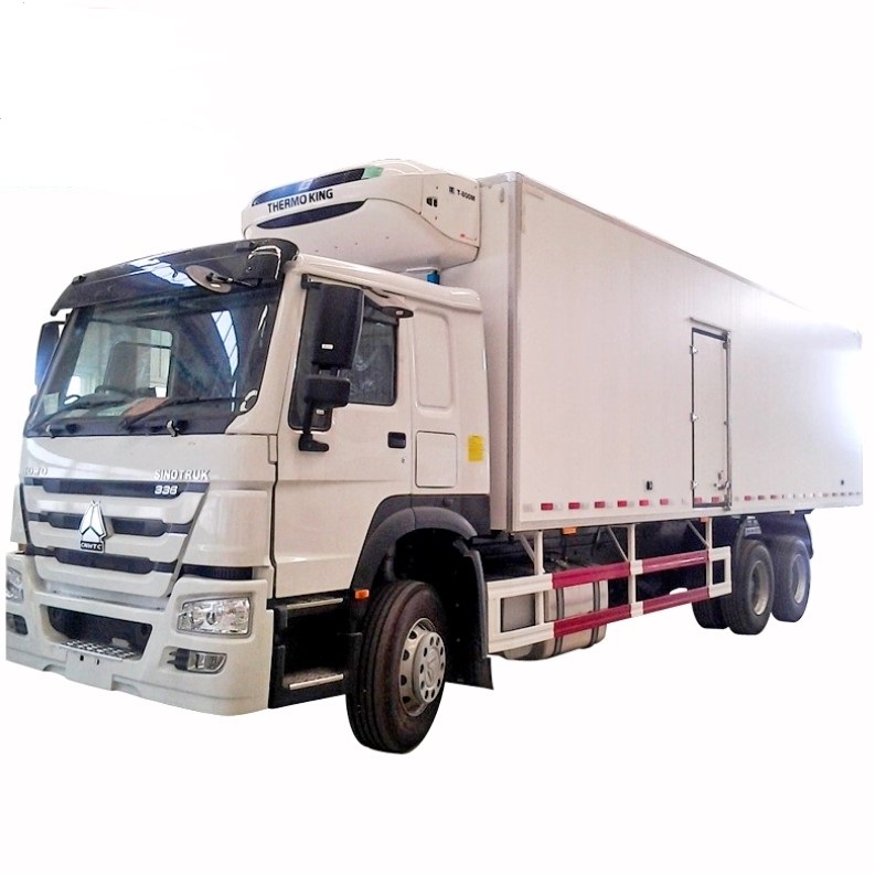 Грузовик-рефрижератор Sinotruck Hwo Desgine 25t 6x4, грузовик с морозильной камерой, хорошая цена, фургон для охлаждения