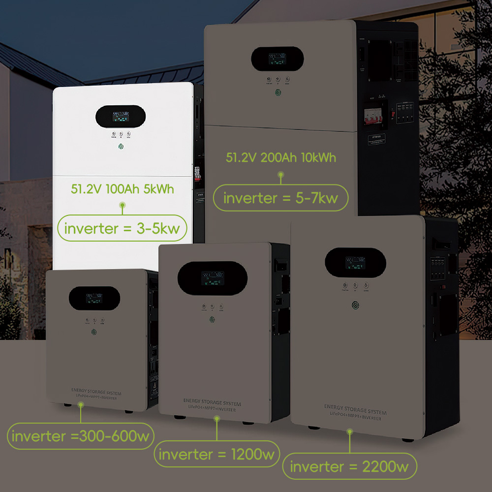 51,2V 100Ah - 5kWh - Onduleur 3-5kW