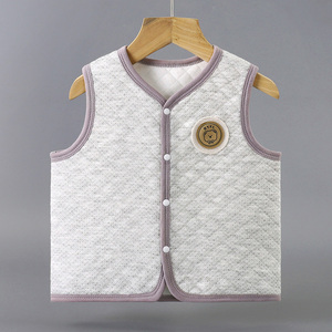 KAIXINTIANGUO Gilet sans manches pour bébés garçons et filles, <span class=keywords><strong>manteau</strong></span> d'extérieur pour tout-petits, veste matelassée en coton pour nourrissons - Product Image 4
