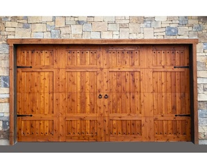 Nouvelles portes de <span class=keywords><strong>garage</strong></span> sectionnelles américaines Design de villa en <span class=keywords><strong>bois</strong></span> massif isolée résidentielle <span class=keywords><strong>porte</strong></span> de <span class=keywords><strong>garage</strong></span> simple 8x7 <span class=keywords><strong>avec</strong></span> fenêtres - Product Image 5