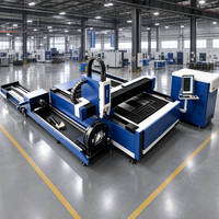 Machine de découpe laser à fibre CNC DETON 3015 haute puissance pour tôles et tubes, découpe industrielle combinée de tôles et de tuyaux en métal
