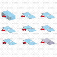 Machine d'assemblage de classeurs à levier en carton ROMAN avec PLC et moteur 25-35 pièces/min 1,2 kW