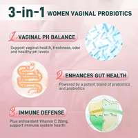 Gummies Probiotiques Marque Blanche Bacillus Coagulans 1 Milliard UFC Soutien Équilibre pH Femmes Adultes Sans Sucre Végétalien Pectine