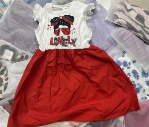 Vêtements pour enfants en coton unisexe sans marque, directement de l'usine en Chine, ensembles et kits, 0-14 ans, déstockage, vente en gros, prix bas, assortiment - Product Image 4