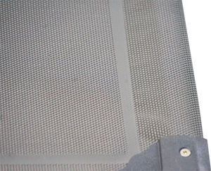 Cama de perro elevada a prueba de masticar, cuna de mascota elevada, marco de aluminio plateado y tela de malla duradera, diseño único - Product Image 2