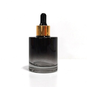 Aceite Esencial para el Cabello en Color Degradado Púrpura, Azul, Naranja y Verde, Botella de Vidrio con Gotero de 30 ml, Botella Personalizada con Serigrafía - Product Image 3