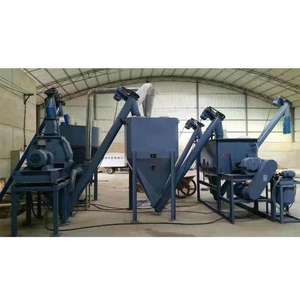 Linha de produção completa de pelotas para ração animal em pó 1-2T/H para ovelhas e pássaros - Product Image 2