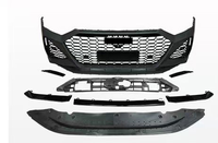 Nouveau kit de pare-chocs de style RSQ5 non destructif à fixation par boulons Pharri pour Audi Q5 B9 2018-2020, amélioration sportive : lèvre avant + diffuseur arrière + calandre