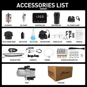 Chauffe-eau et chauffage à air 12V 5KW à essence avec télécommande par téléphone portable et écran LCD, universel pour voitures, camions et camping-cars - Product Image 6