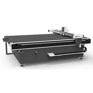 automatic CNC oscillating knife corrugated box acrylic MDF board intelligent cutting machine