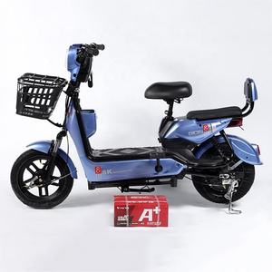 Vélo électrique populaire léger 48V 500W à deux places avec panier avant, plusieurs couleurs, idéal pour les trajets quotidiens - Product Image 1