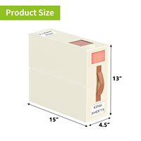 Organiseurs et rangements pliables pour draps de lit, organiseur de draps Queen/King pour draps, taies d'oreiller, organiseur de placard à linge