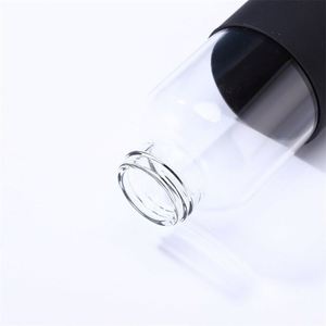Bouteille d'eau en verre borosilicate 500 ml 1000 ml avec logo couleur personnalisé 2026 et manchon en silicone incassable pour cadeaux promotionnels - Product Image 4