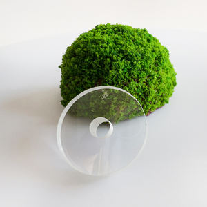 คริสตัลแซฟไฟร์กันสะท้อนแสงสำหรับผลึกทรงกลมขนาด36มม. พร้อมรู - Product Image 2