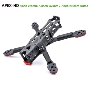 Châssis de quadricoptère en fibre de carbone de 3/4/5/6/<span class=keywords><strong>7</strong></span>/8/9 pouces pour drone de course FPV RC <span class=keywords><strong>APEX</strong></span> 5 6 <span class=keywords><strong>7</strong></span> 8 9 pouces / HD / DC O3 / DC HD - Product Image 3